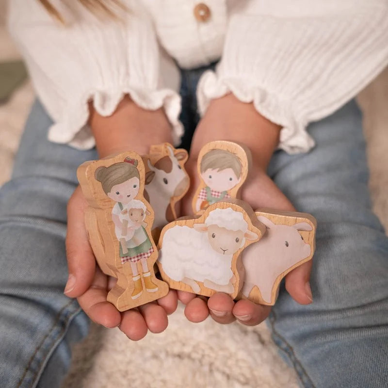Wooden Train Track Little Farm Fsc