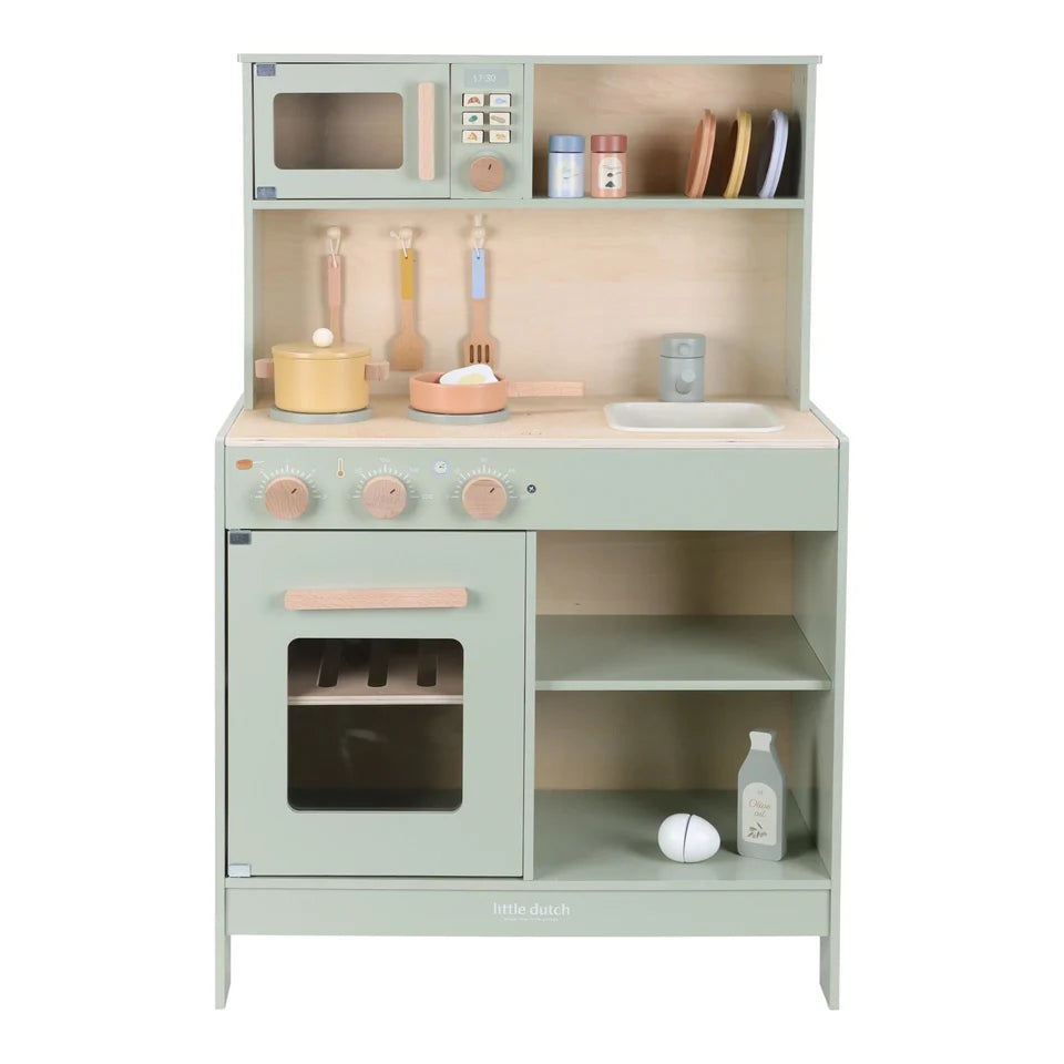 Little Dutch Wooden Play Kitchen – Mint