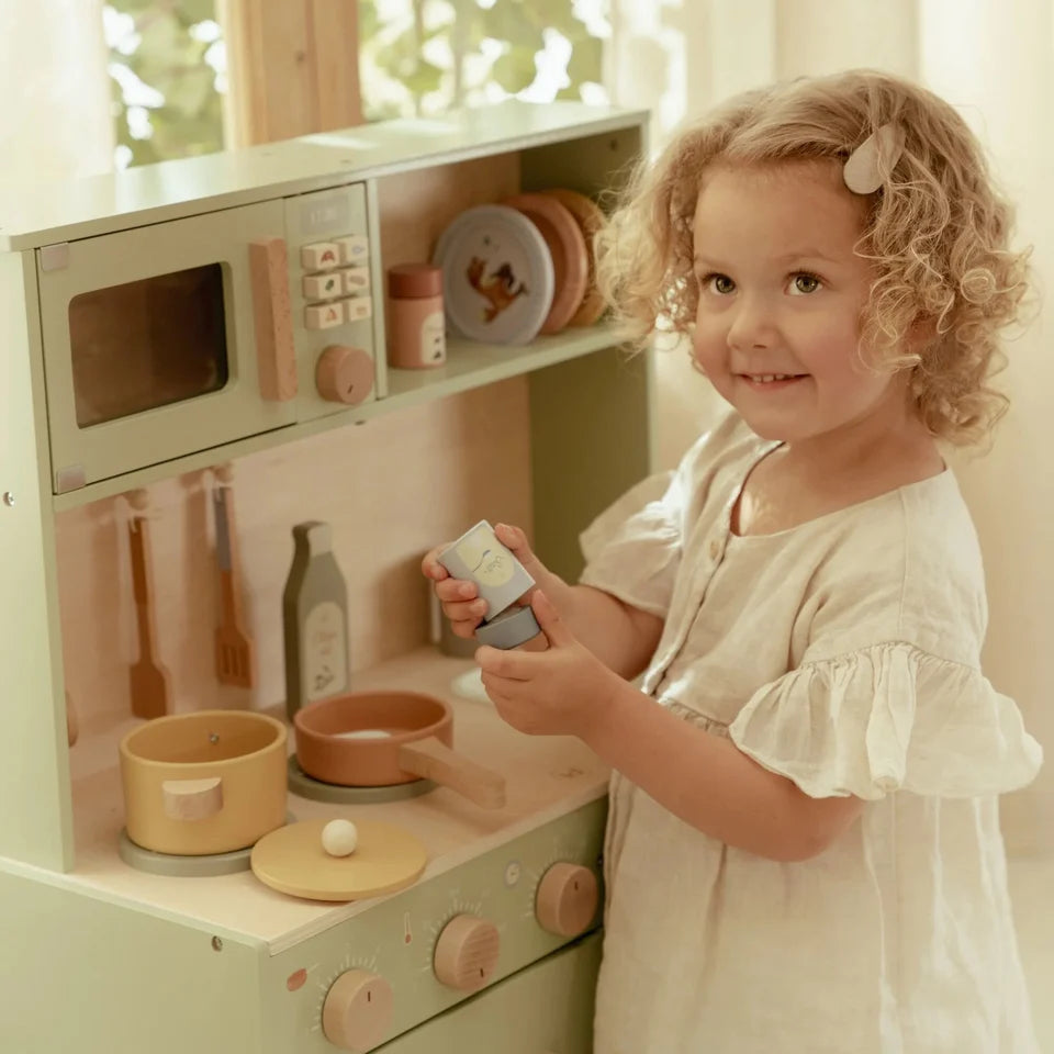 Little Dutch Wooden Play Kitchen – Mint