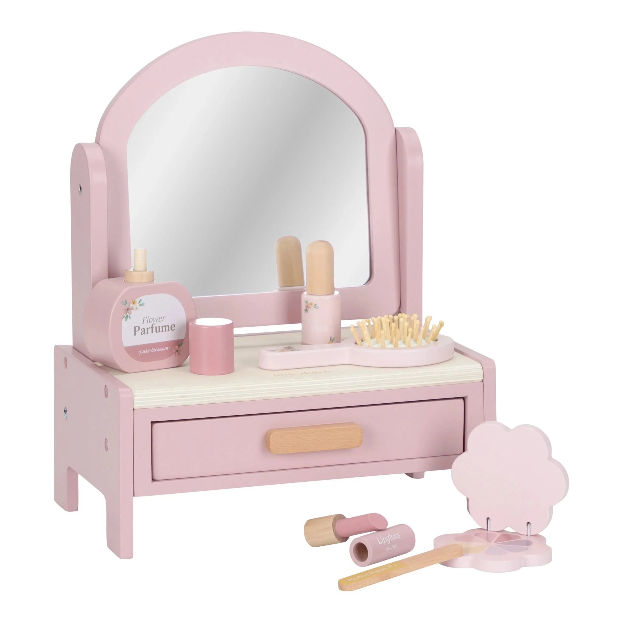 Little Dutch Wooden Vanity Table – Pink