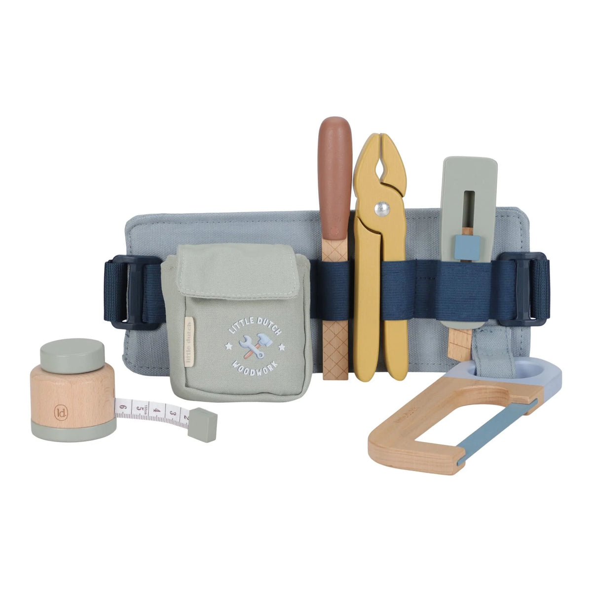 Little Dutch Tool Belt with Wooden Tools