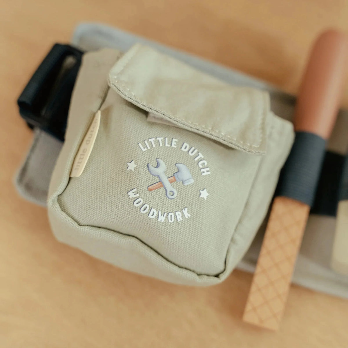 Little Dutch Tool Belt with Wooden Tools
