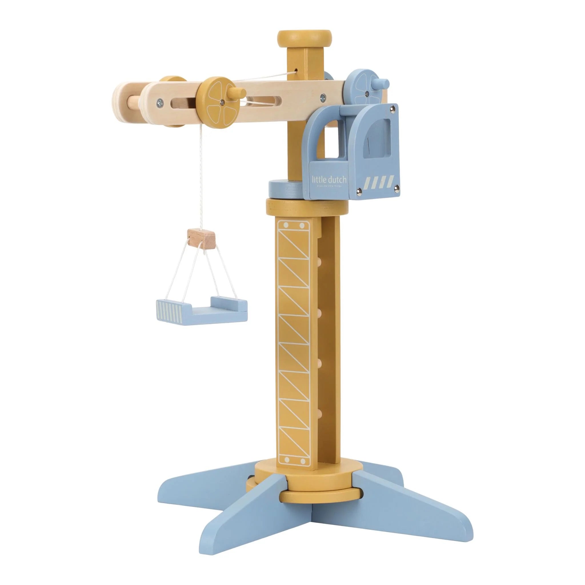 Little Dutch Crane Set With Train Track Fsc