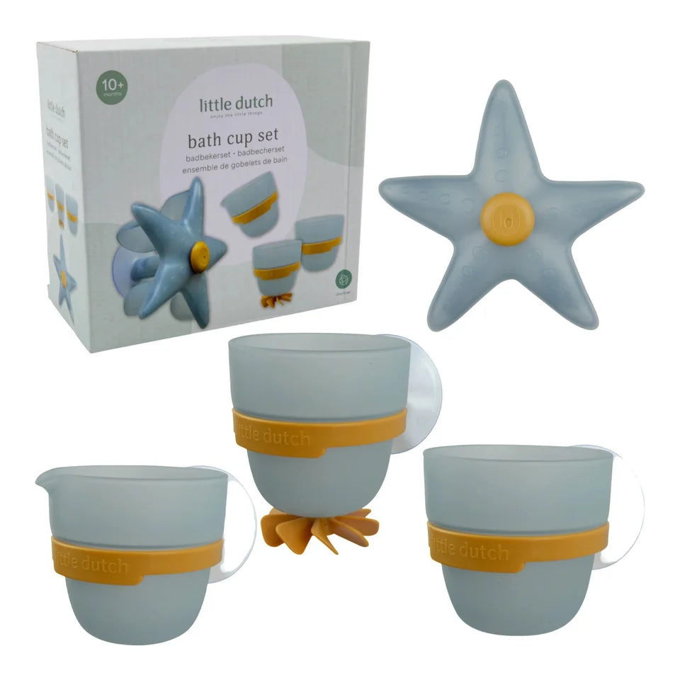 Little Dutch Bath Play Cups – Starfish