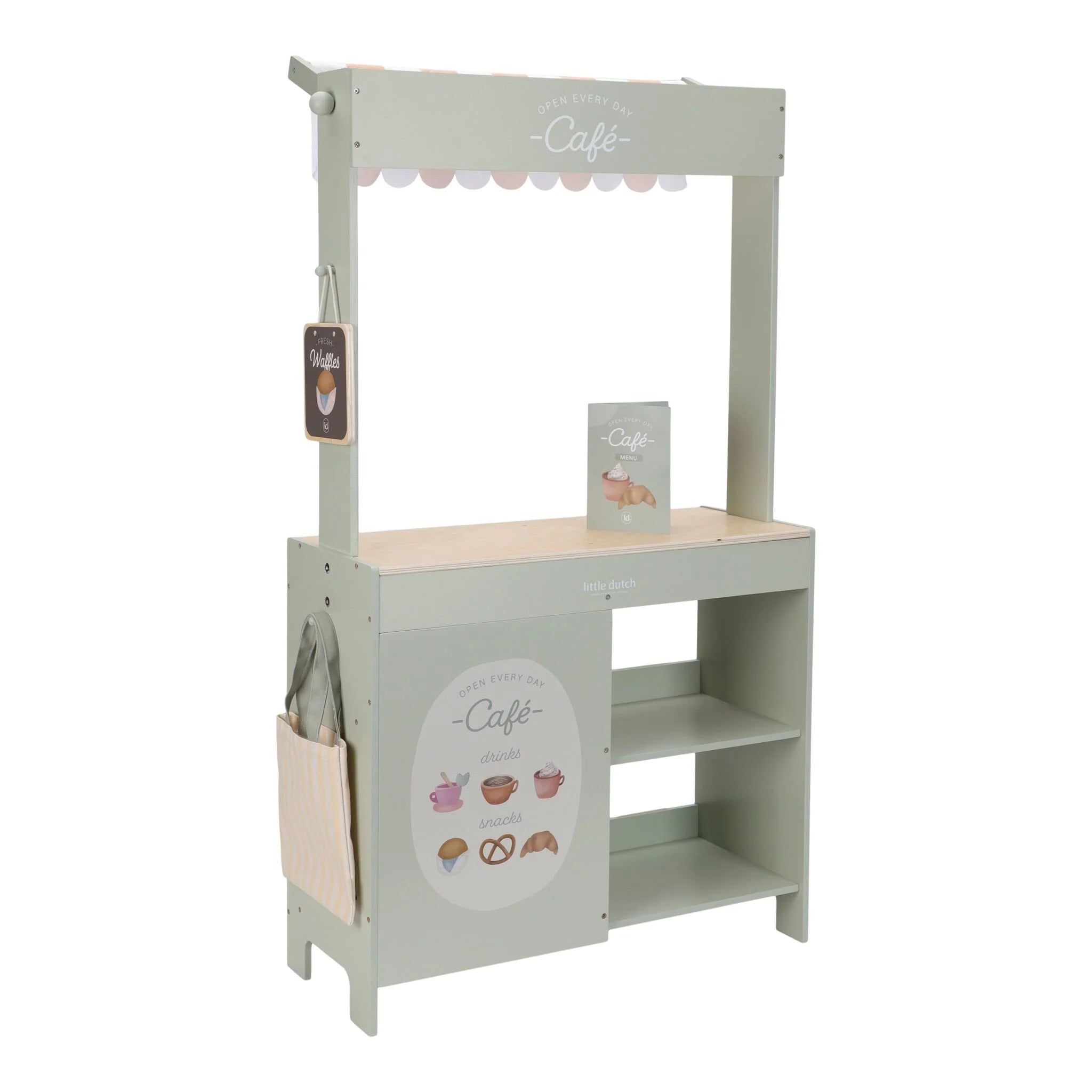 Little Dutch Wooden Market Stall – FSC Wooden Pretend Play Shop