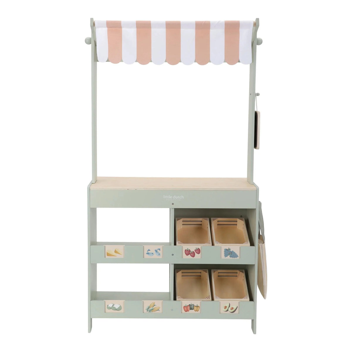 Little Dutch Wooden Market Stall – FSC Wooden Pretend Play Shop