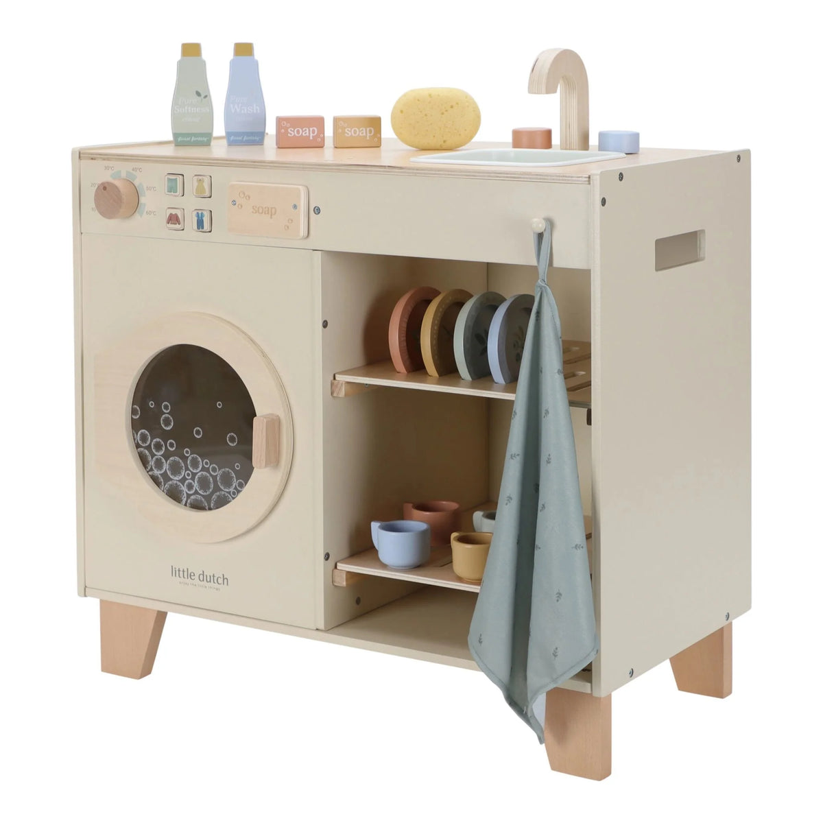 Little Dutch Wooden washing machine FSC Limited Edition