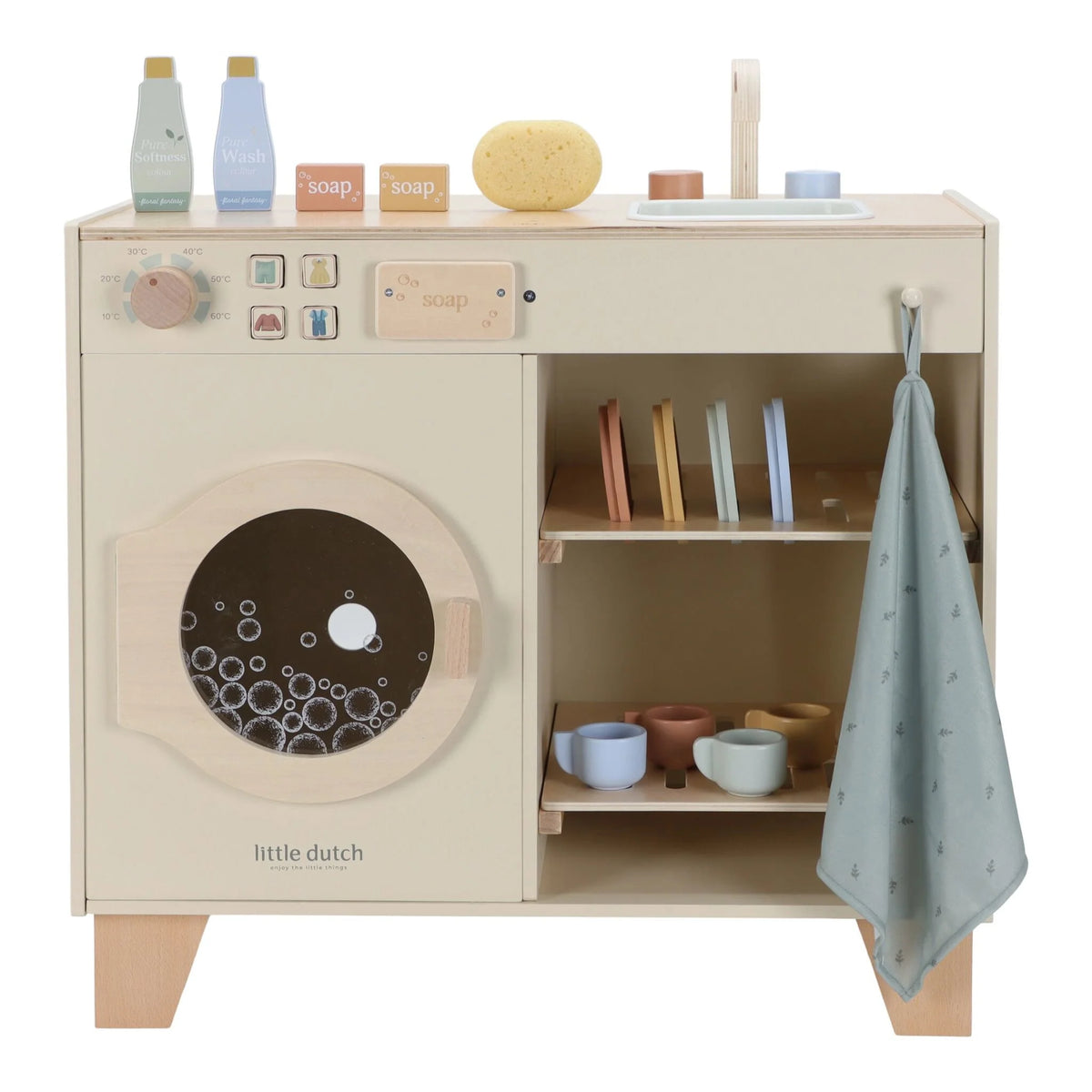 Little Dutch Wooden washing machine FSC Limited Edition
