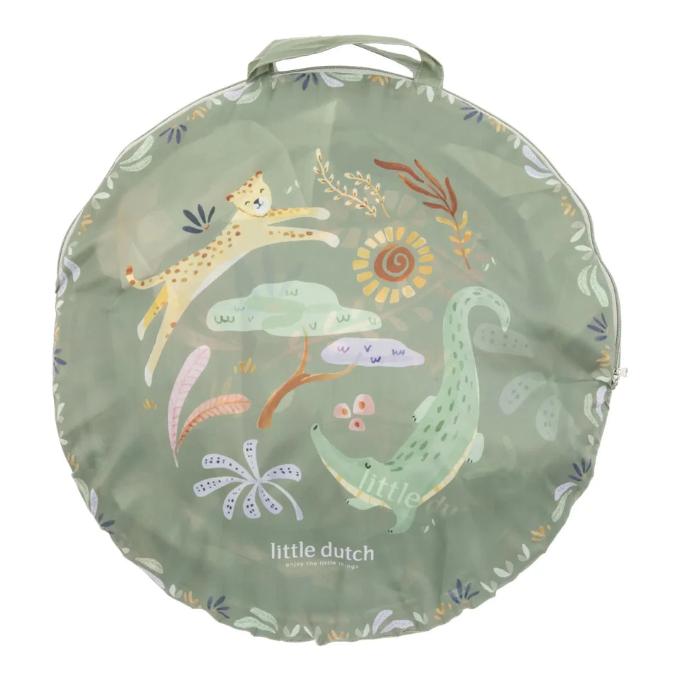 Little Dutch Safari Tent With Play Tunnel