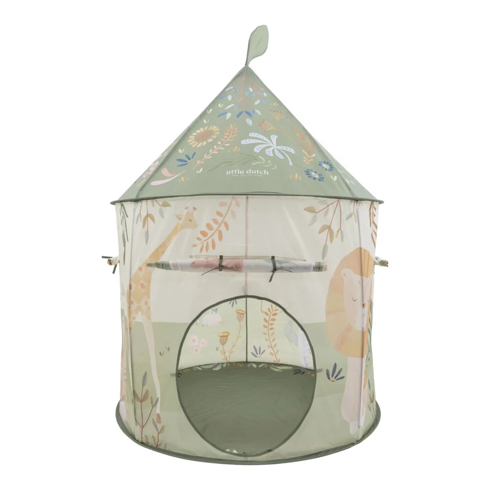 Little Dutch Safari Tent With Play Tunnel