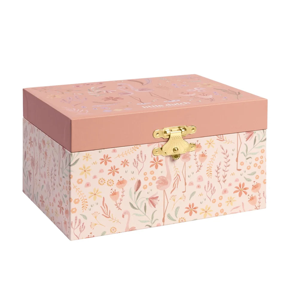 Little Dutch Musical Jewellery Box Flamingo - Safari