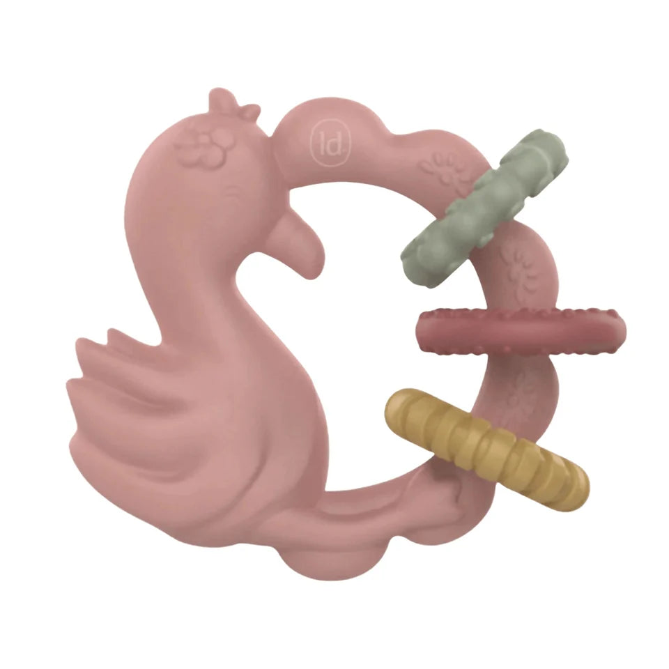 Little Dutch Flamingo Teether – Safari Friends