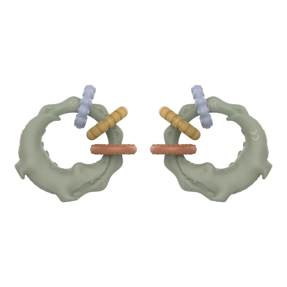 Little Dutch Crocodile Teether – Safari Friends
