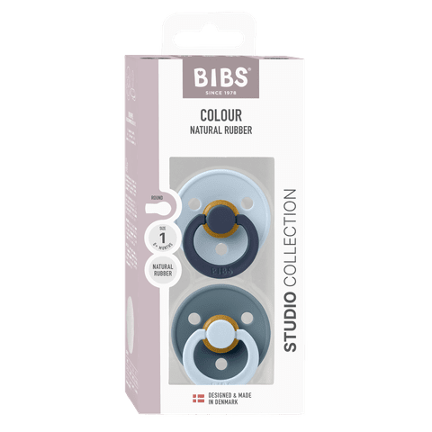 BIBS Studio Colour 2 Pack – Fusion Baby Blue Petrol mix