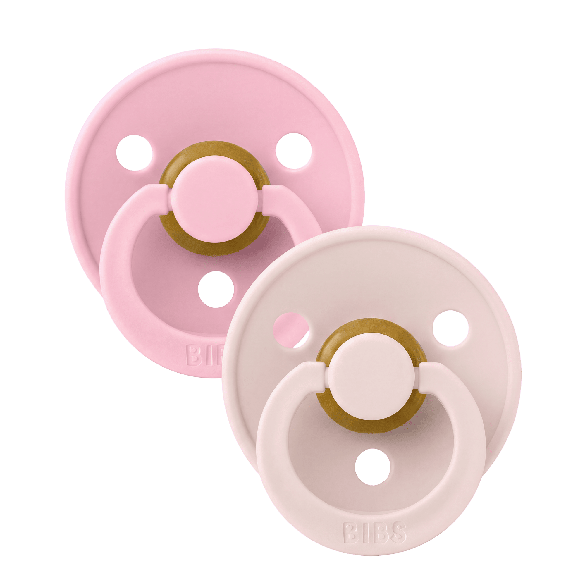 BIBS Colour 2 Pack – Petal/Baby Pink