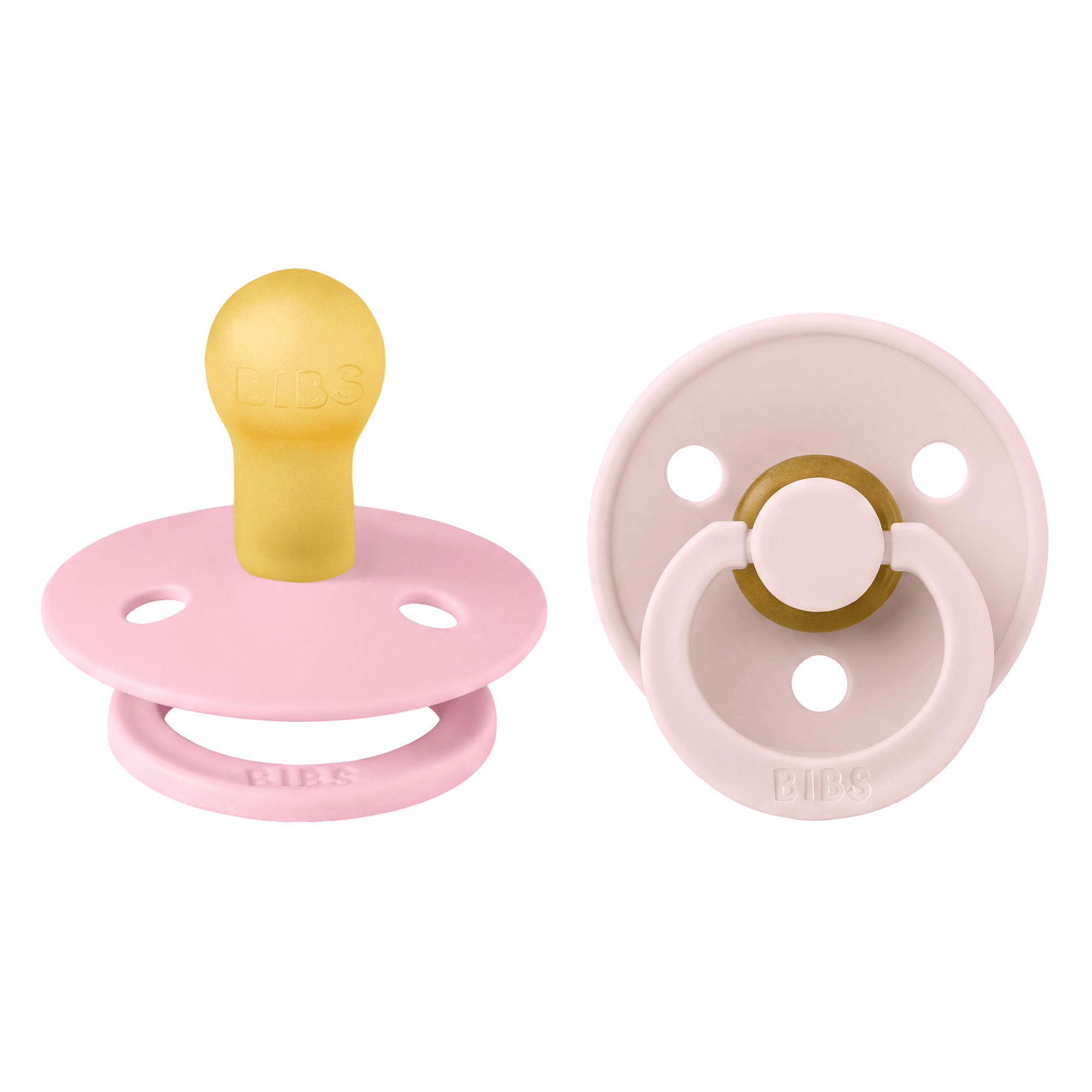 BIBS Colour 2 Pack – Petal/Baby Pink