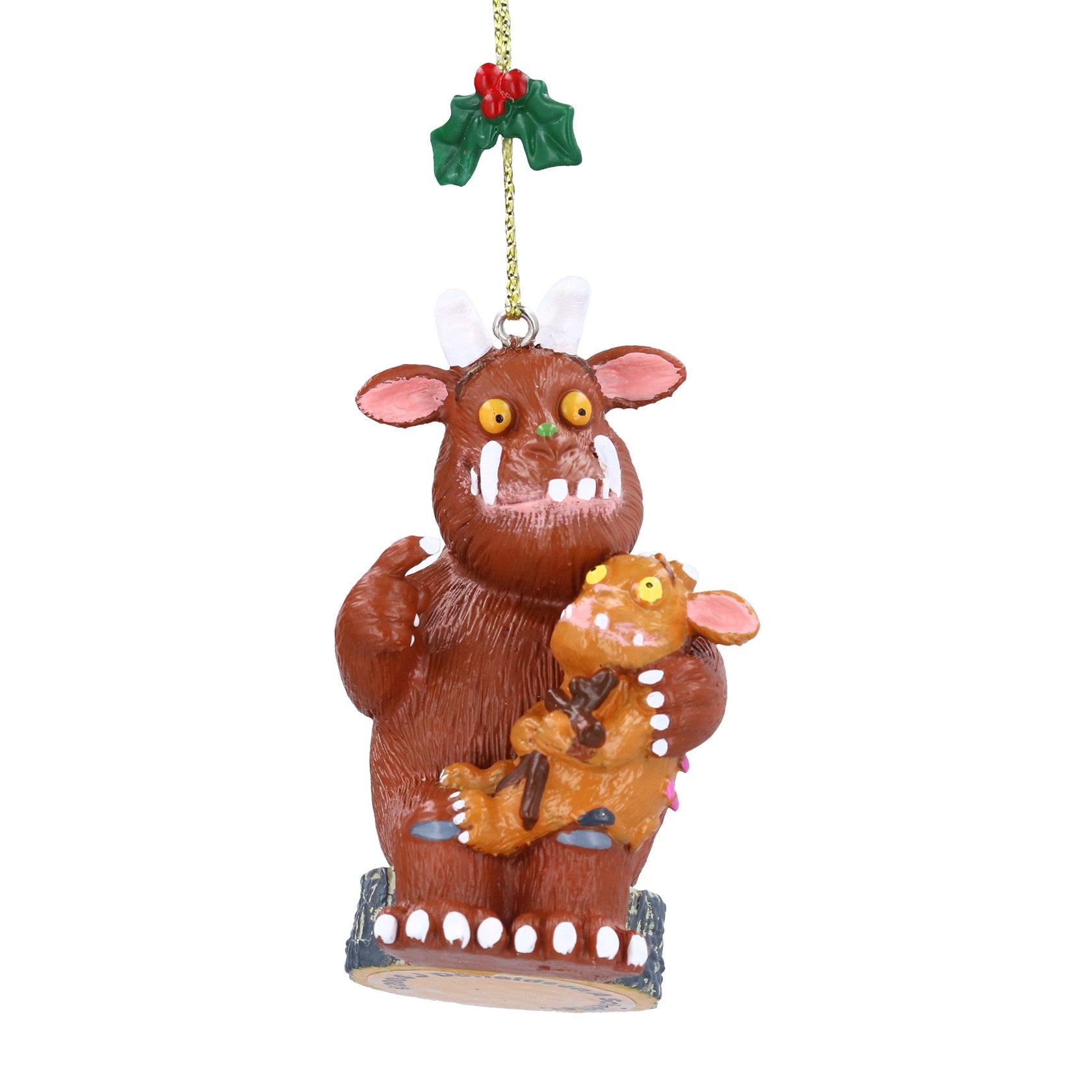 Gisela Graham The Gruffalo & The Gruffalo's Child Christmas Hanging Decoration – 8cm