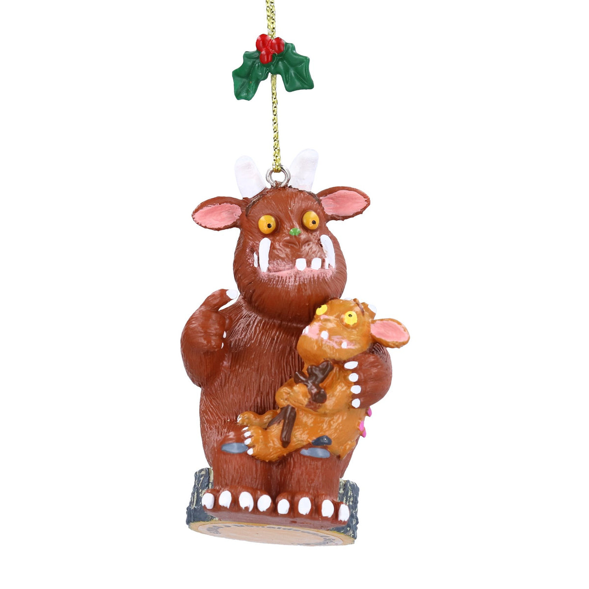 Gisela Graham The Gruffalo & The Gruffalo's Child Christmas Hanging Decoration – 8cm