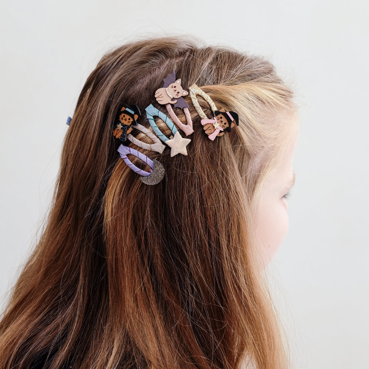 Halloween Cat Mini Hair Clips