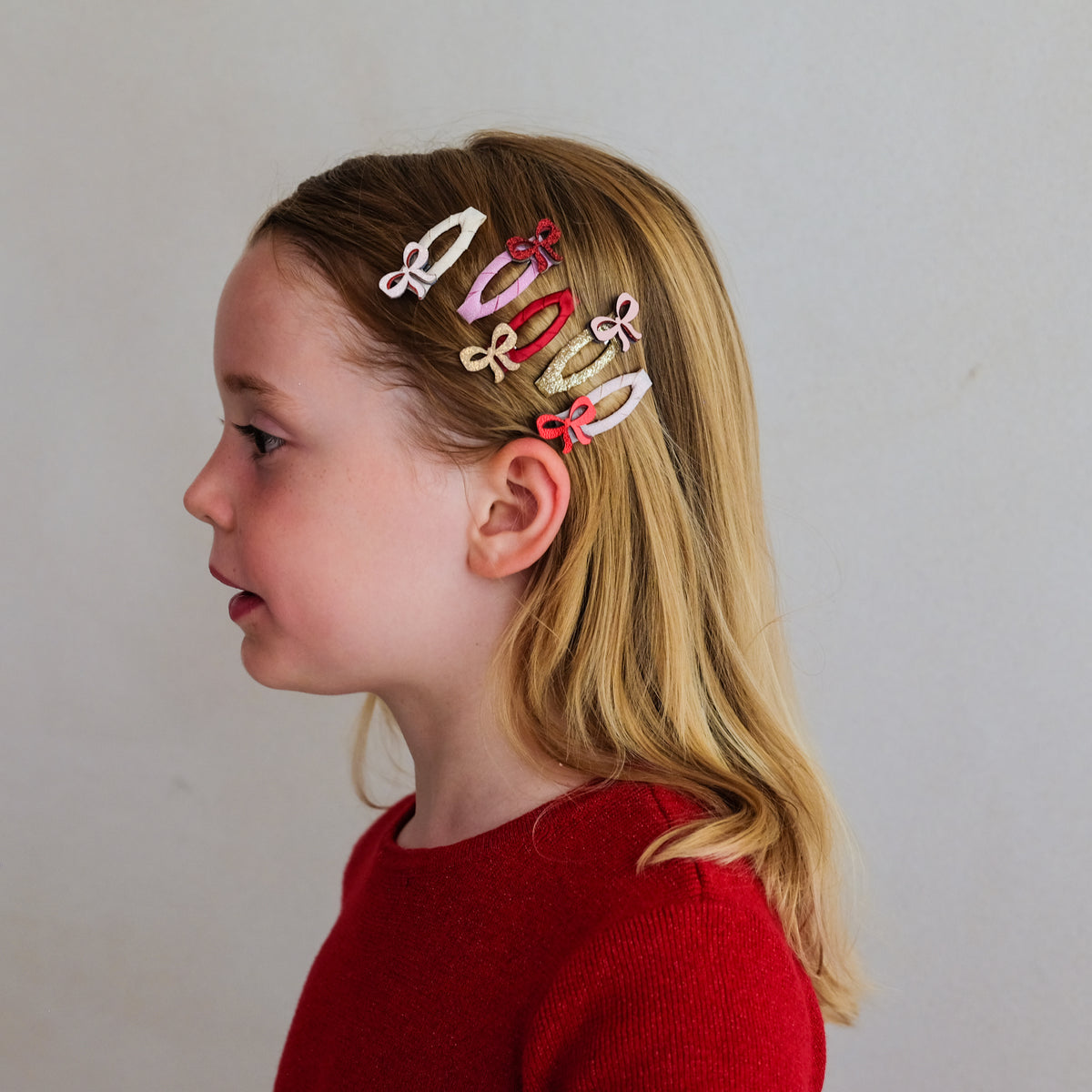 Cutesy Bow Mini Hair Clips