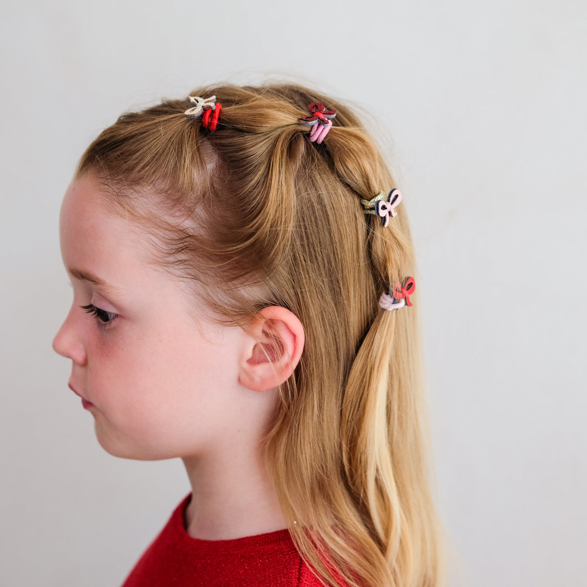 Cutesy Bow Mini Hair Ties