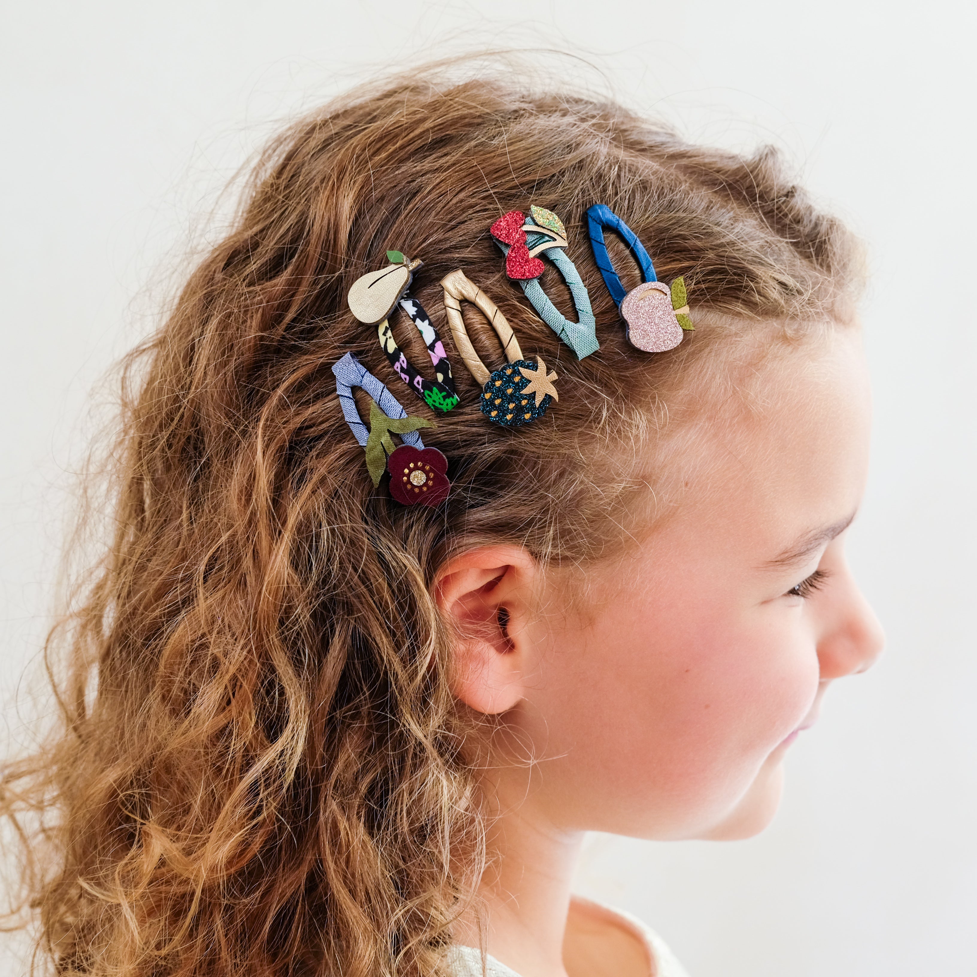 Winter Fruits Mini Hair Clips