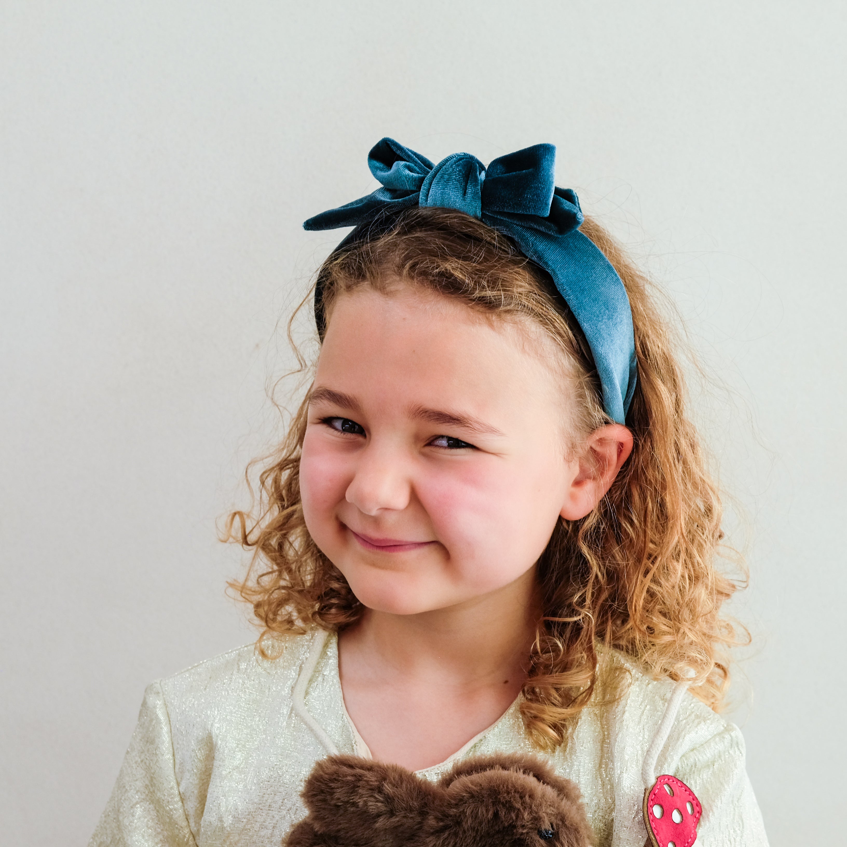 Velvet Edie Bow Headband