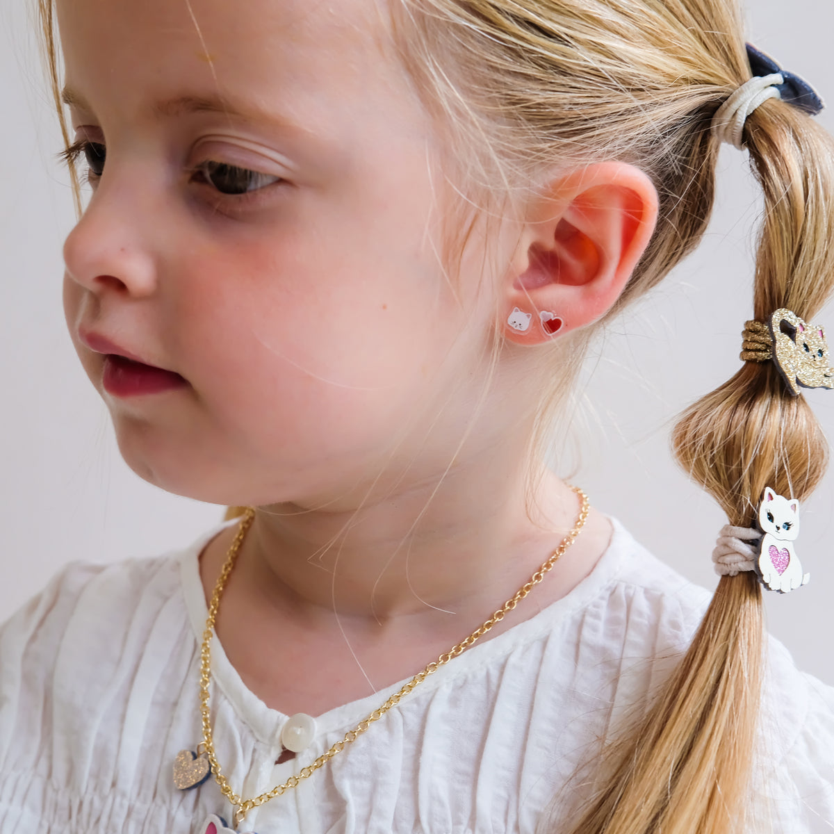 Kittybow Stick on Earrings