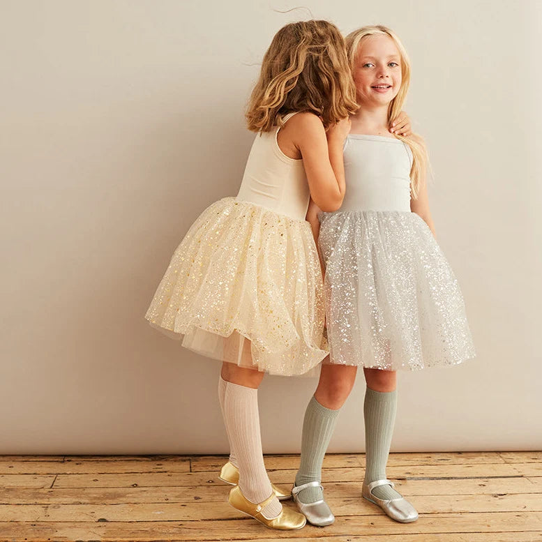 Gold Tutu Dress – Gold sparkle