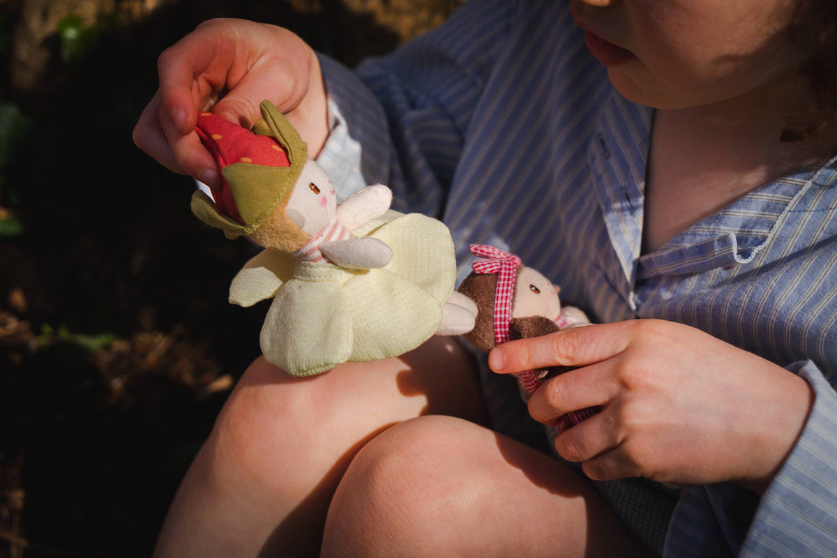 ThreadBear Little Peeps Poppy Strawberry Matchbox Doll