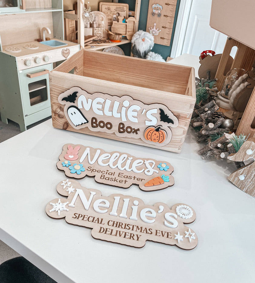Easter Interchangeable Wooden Plaques – All Seasons Crate