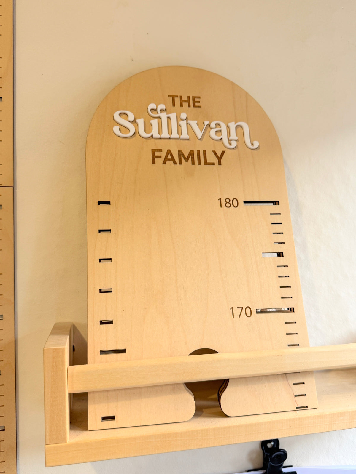 Personalised Wooden Height Chart – Signature Collection
