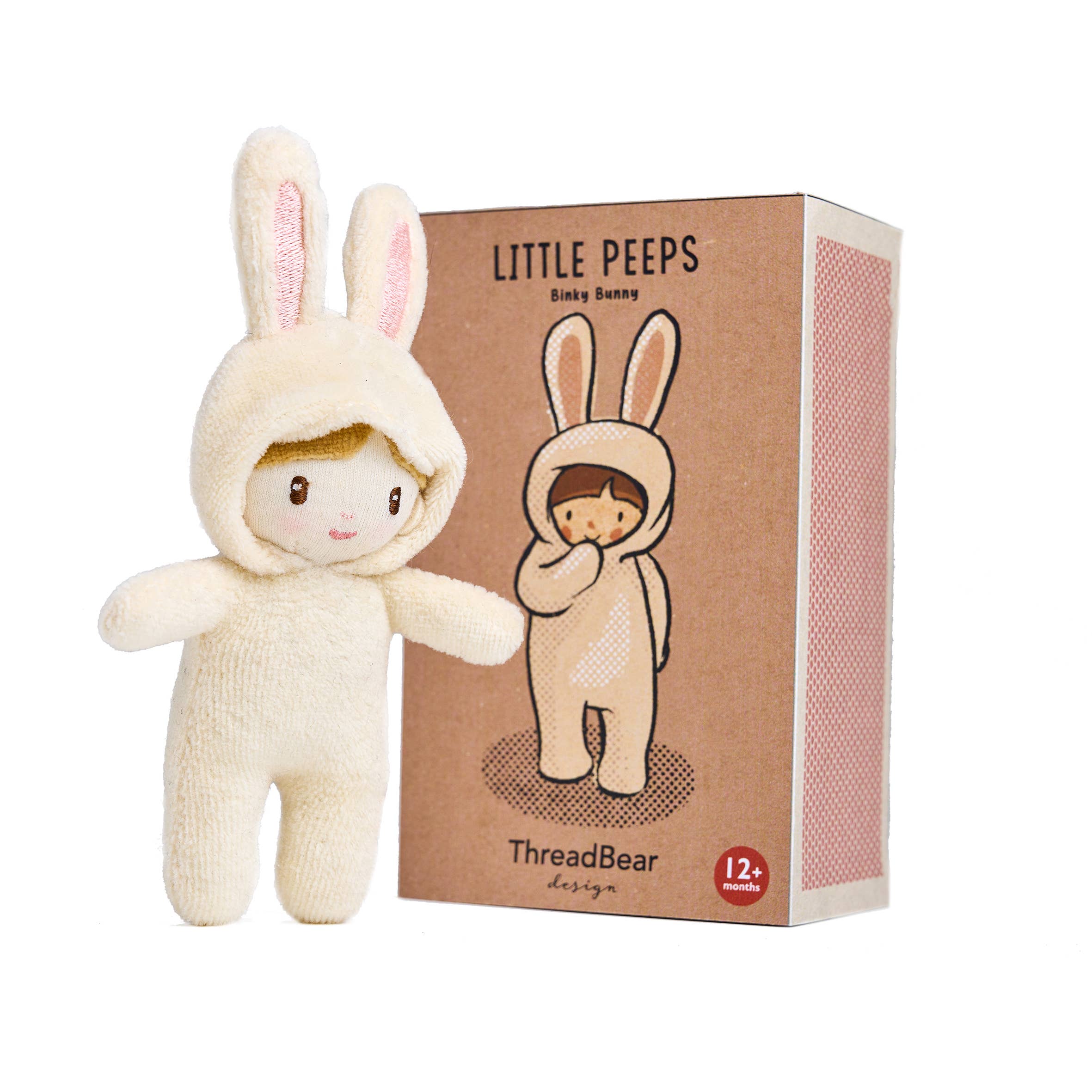 ThreadBear Little Peeps Binky Bunny Matchbox Doll