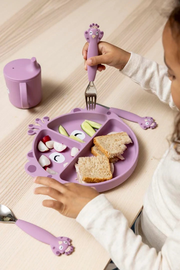 Trixie Silicone divided suction plate - Mrs. Peacock