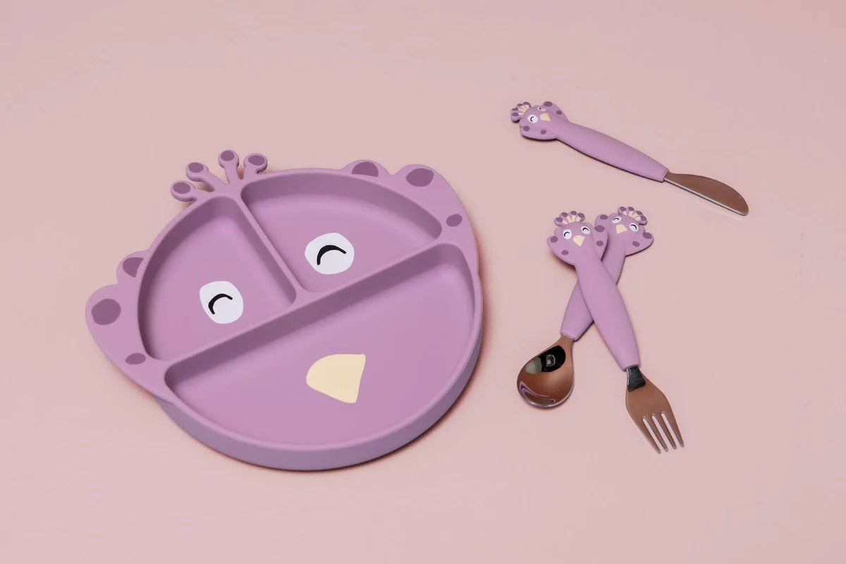 Trixie Silicone divided suction plate - Mrs. Peacock