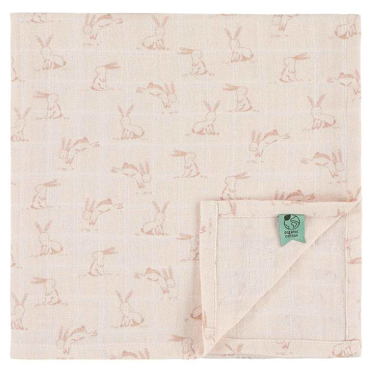 Trixie Muslin cloths 3-pack mix | 55x55cm - Rosy Rabbit