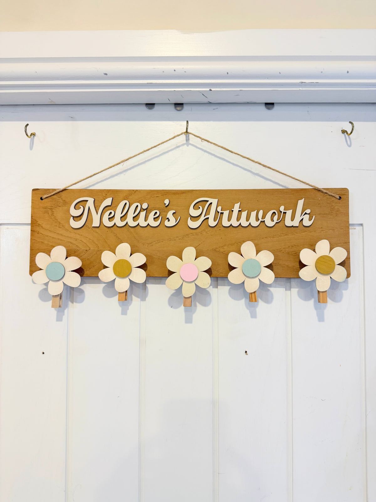 Personalised Children's Artwork Display – Flowers