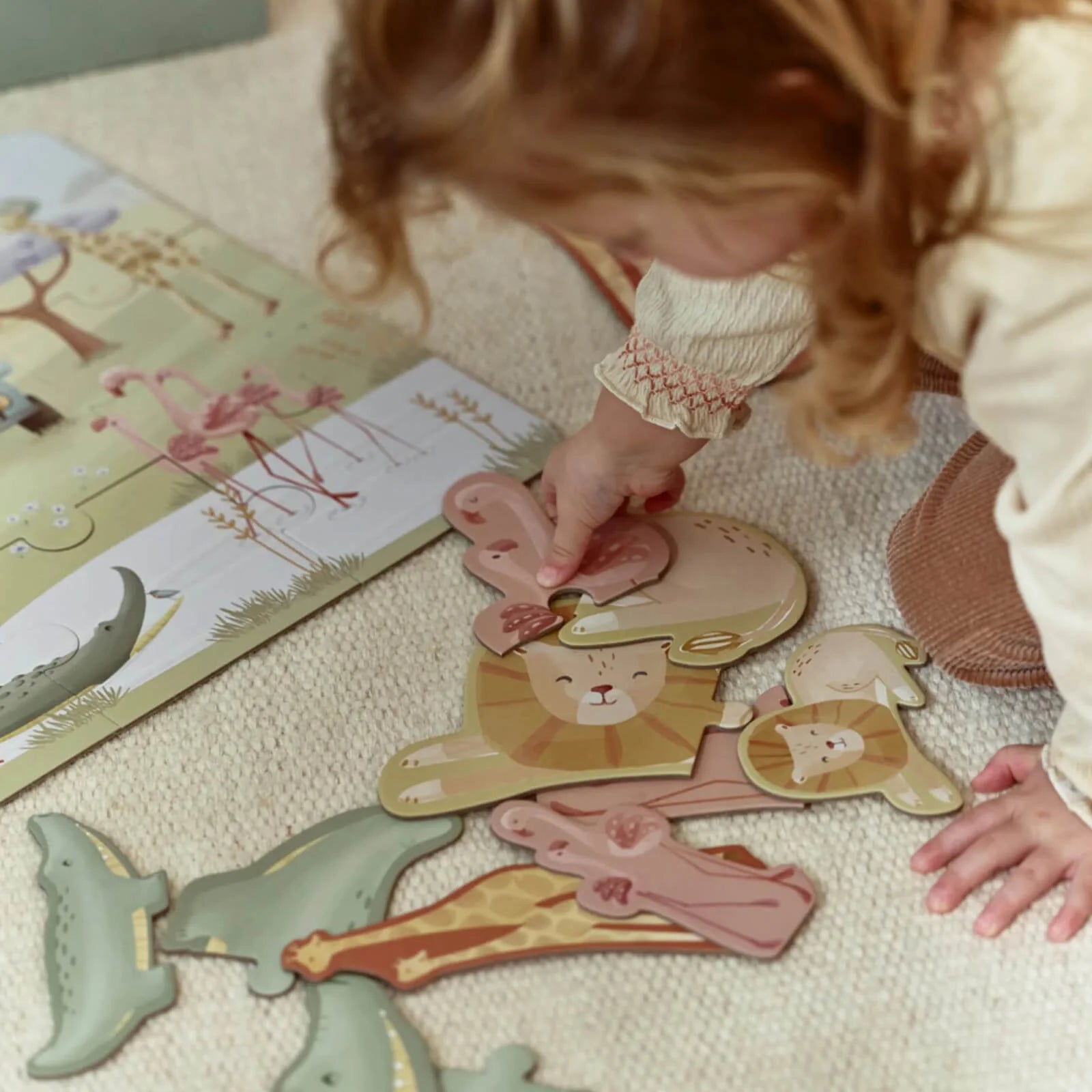 Little Dutch 6 Puzzles – Safari Friends