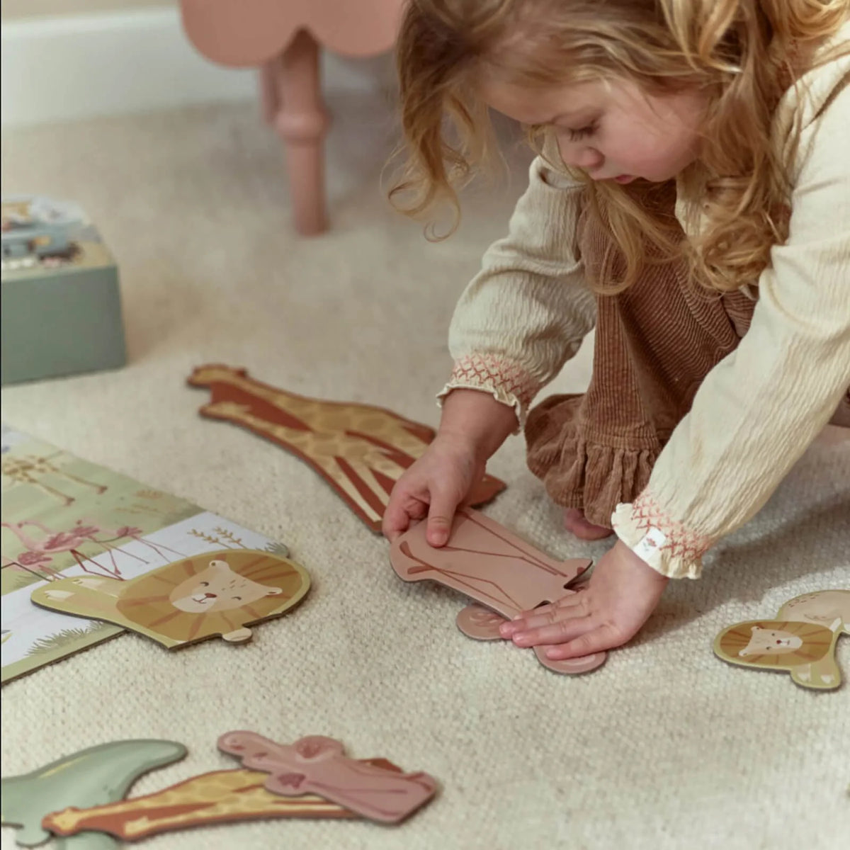 Little Dutch 6 Puzzles – Safari Friends