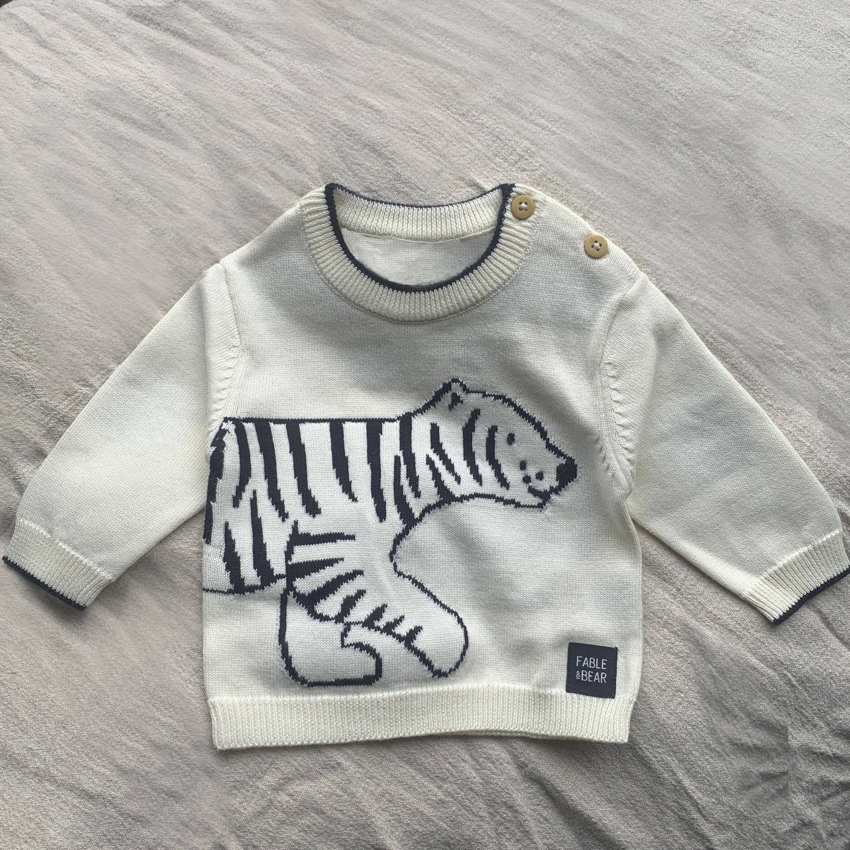 Fable & Bear Organic Cotton Tiger Jumper