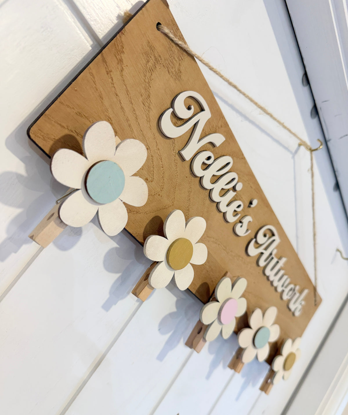 Personalised Children's Artwork Display – Flowers