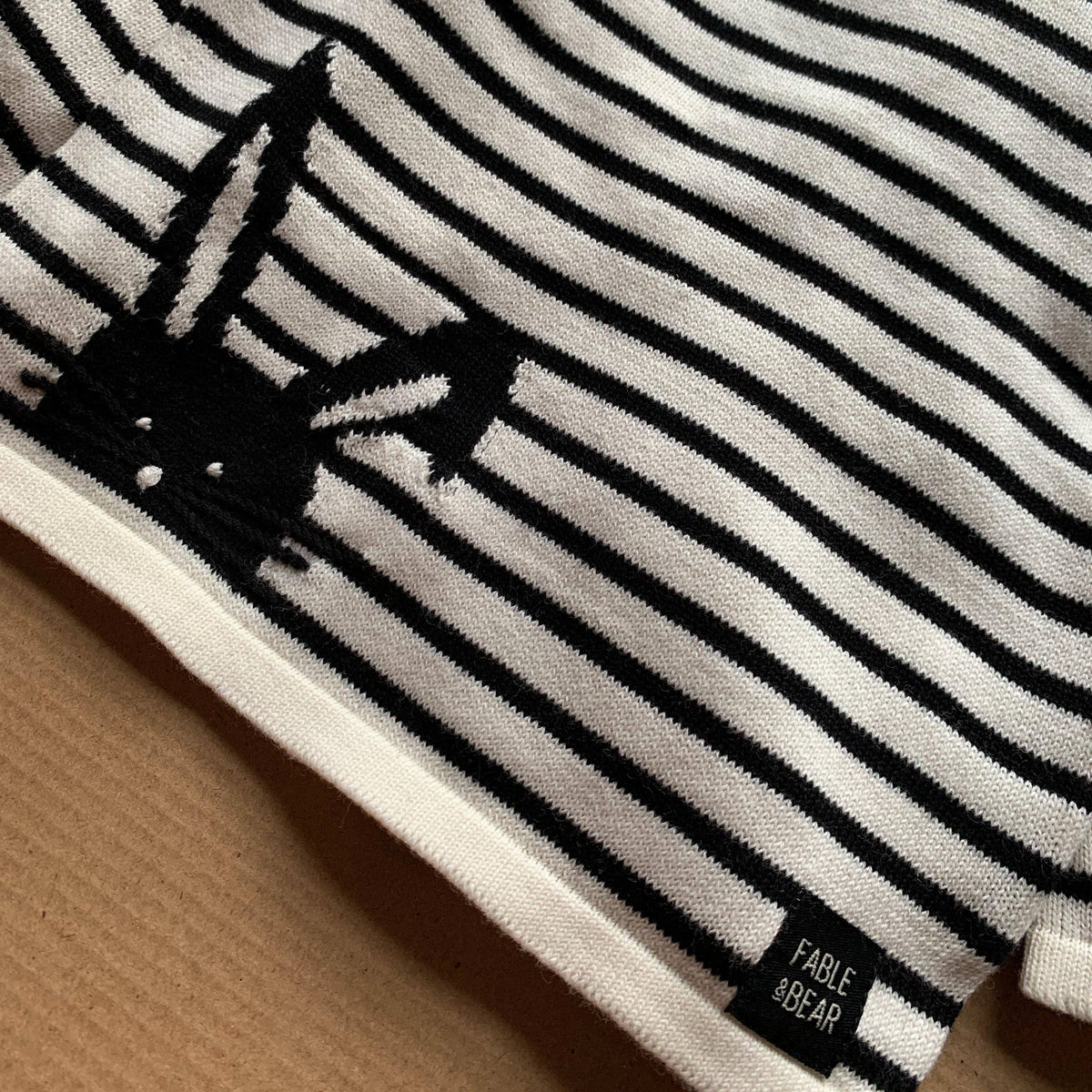 Fable & Bear Hop To It Organic Cotton Bunny Jumper