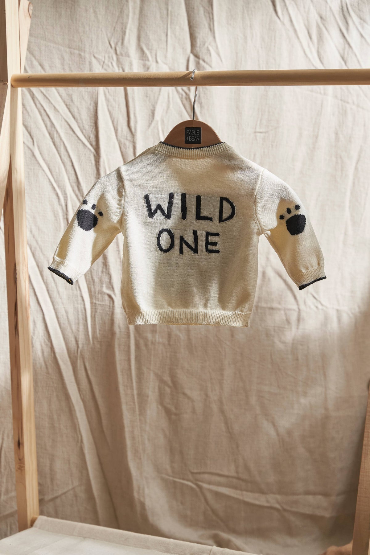 Fable & Bear Wild One Lion Organic Cotton Jumper