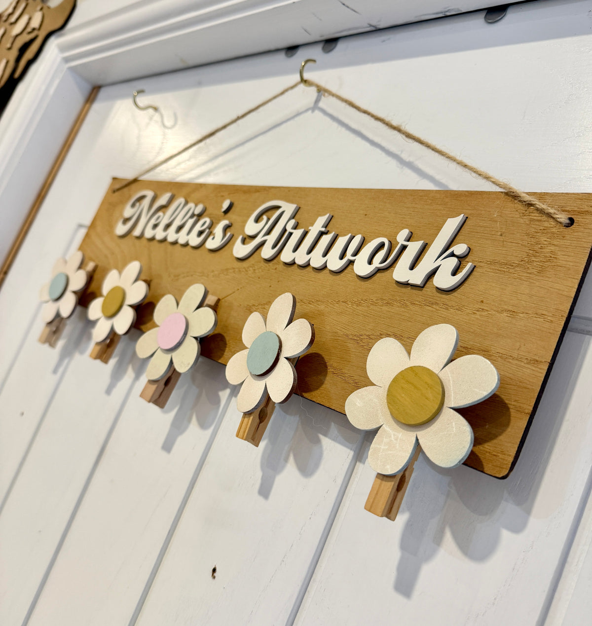 Personalised Children's Artwork Display – Flowers