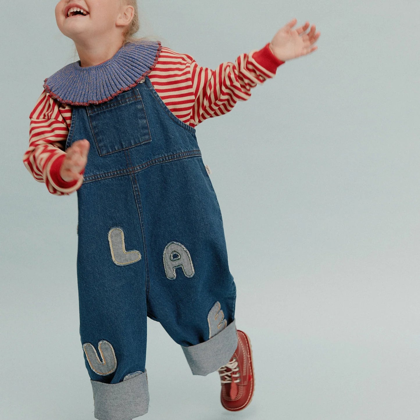 Blythe Claude Patch Denim Dungaree
