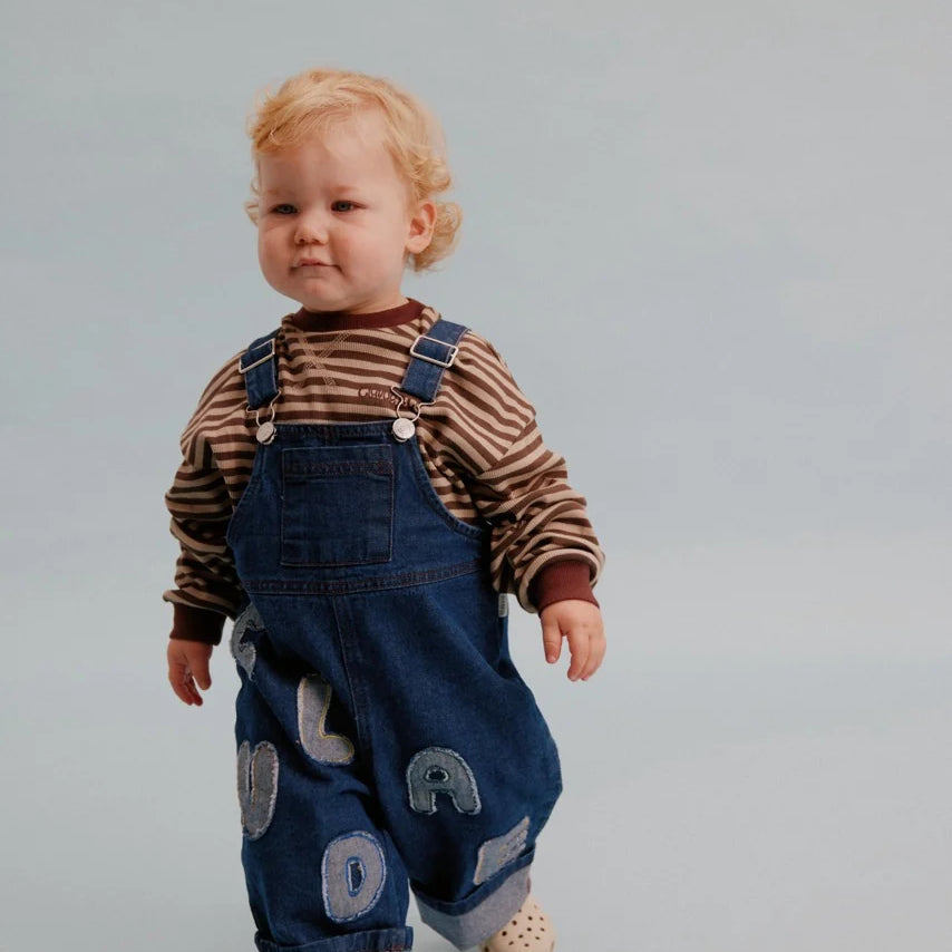 Blythe Claude Patch Denim Dungaree