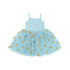 Bob & Blossom Duck Egg & Gold Glitter Heart Dress
