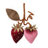 Heaven Sends Velvet Strawberry Hanging Decoration