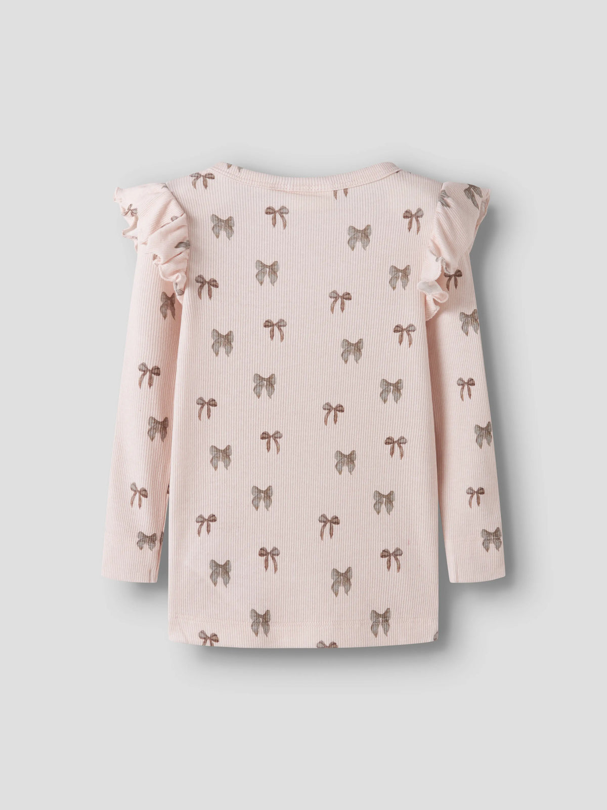Lil’ Atelier Gavo Bow Print Frill Top