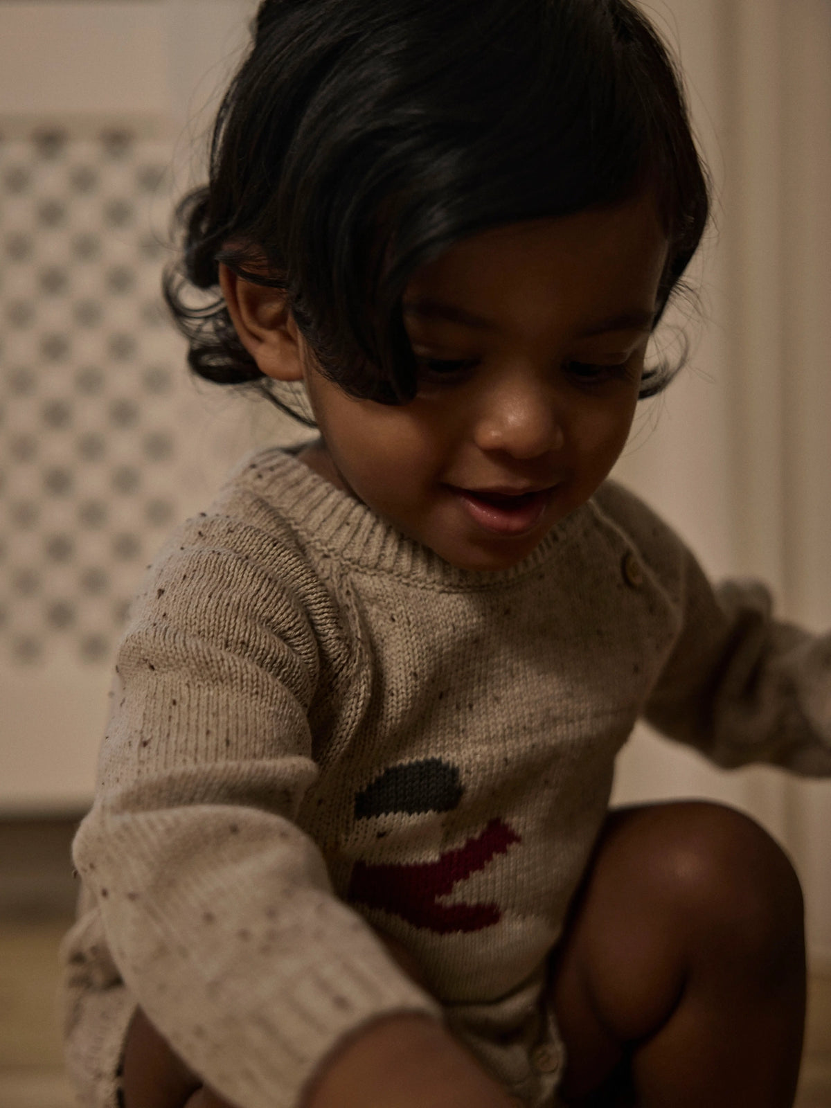 Lil’ Atelier Baby Galto Christmas Knit Bodysuit